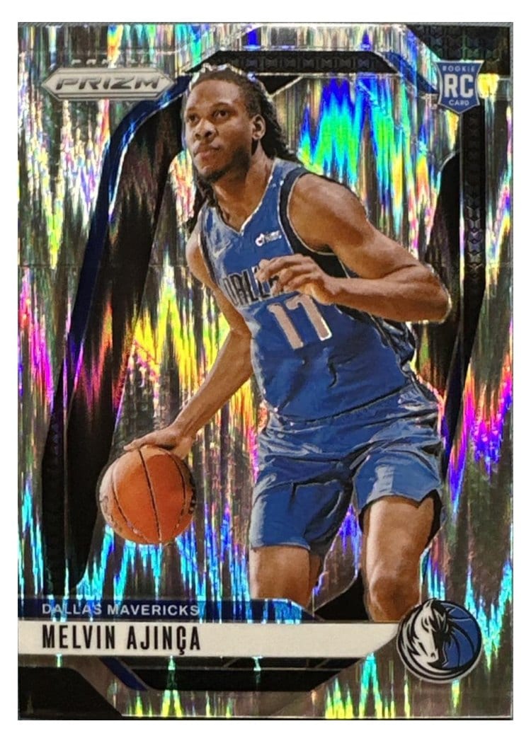 2024-25 Panini Prizm Base Set Melvin Ajinca Skewed #255 card