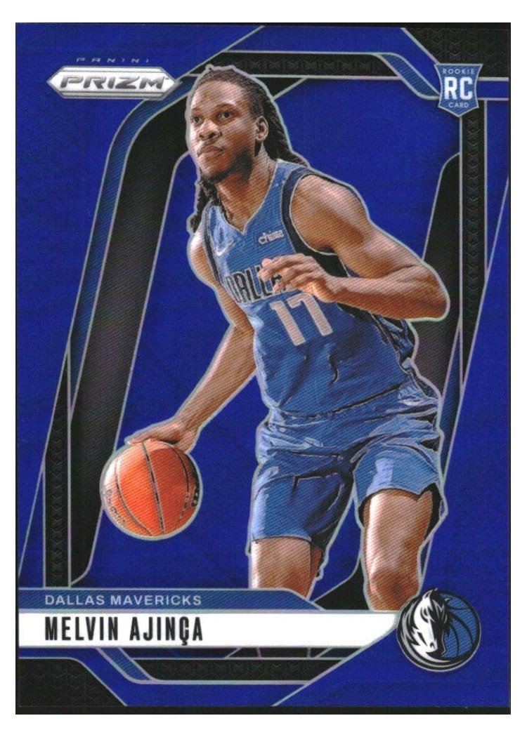 2024-25 Panini Prizm Base Set Melvin Ajinca Blue #255 card