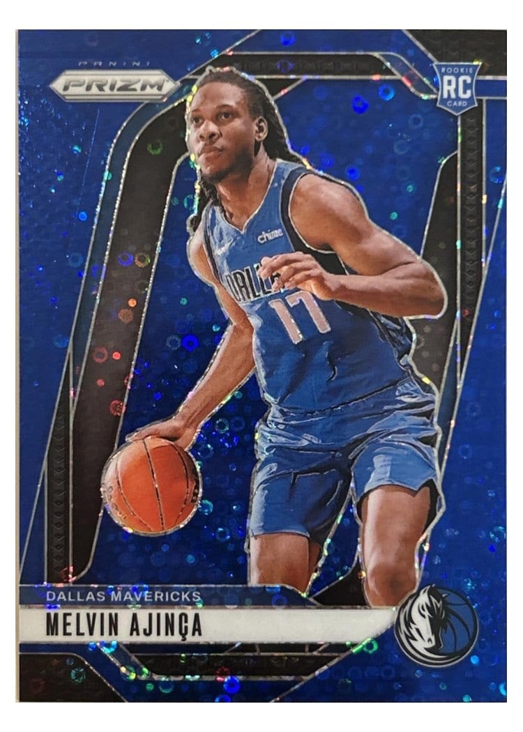 2024-25 Panini Prizm Base Set Melvin Ajinca Fast Break Blue #255 card