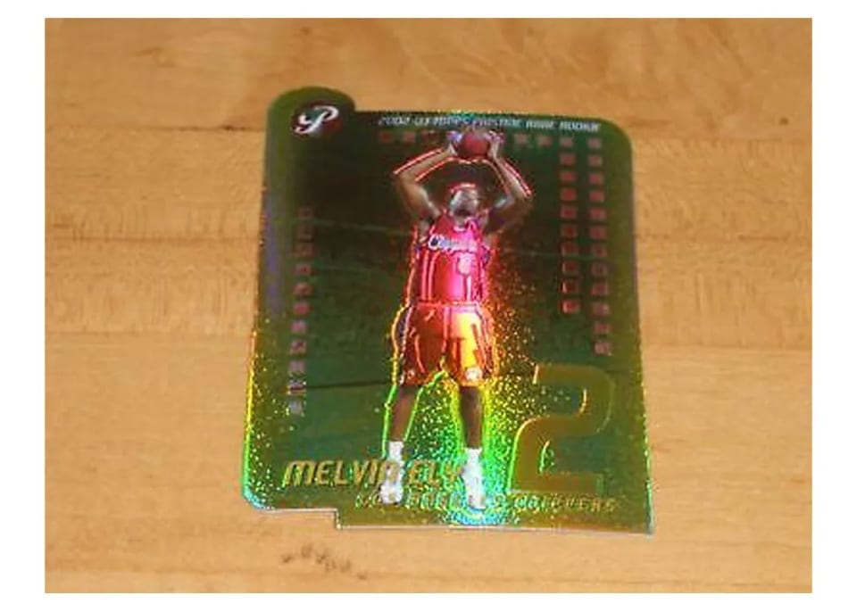 2002 Topps Pristine Melvin Ely Gold Refractor #86 card