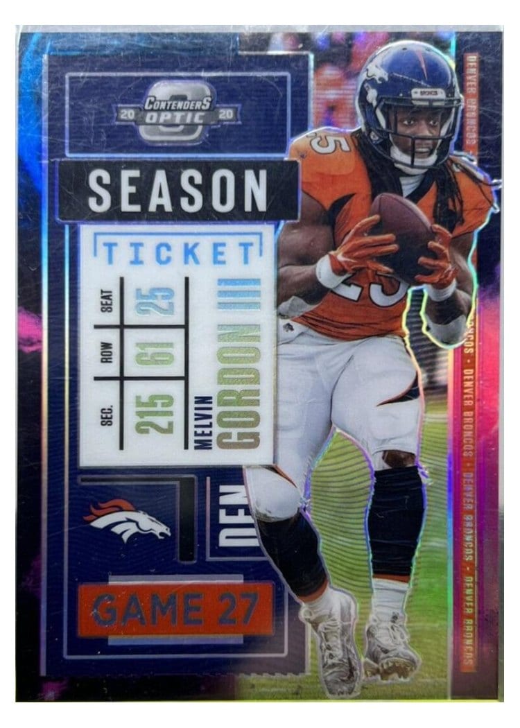 2020 Panini Contenders Optic Melvin Gordon III #19 card