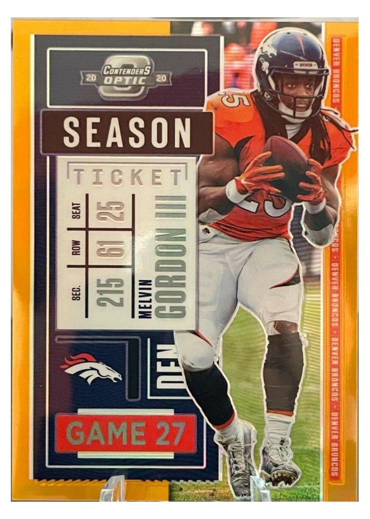 2020 Panini Contenders Optic Melvin Gordon III #19 card