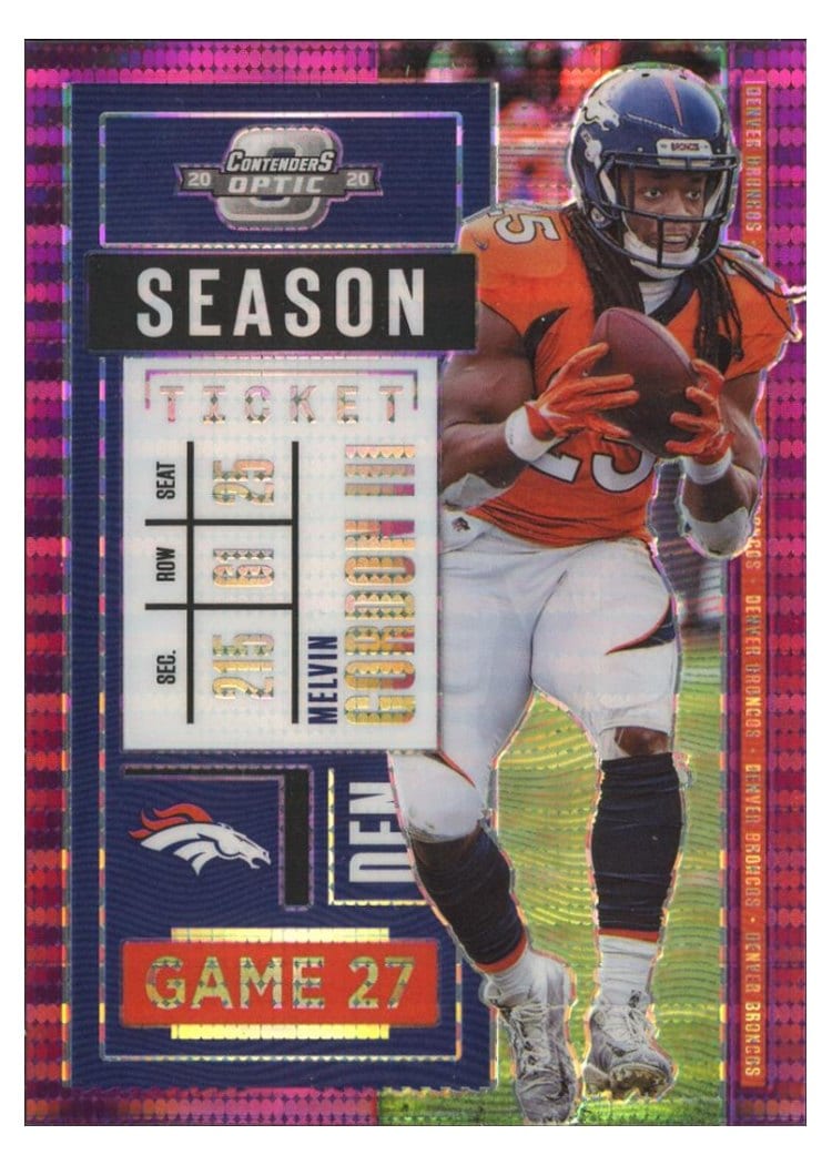 2020 Panini Contenders Optic Melvin Gordon III #19 card