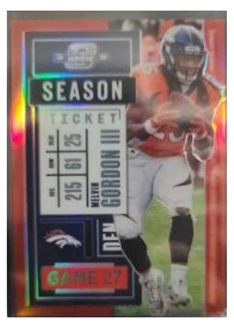 2020 Panini Contenders Optic Melvin Gordon III #19 card