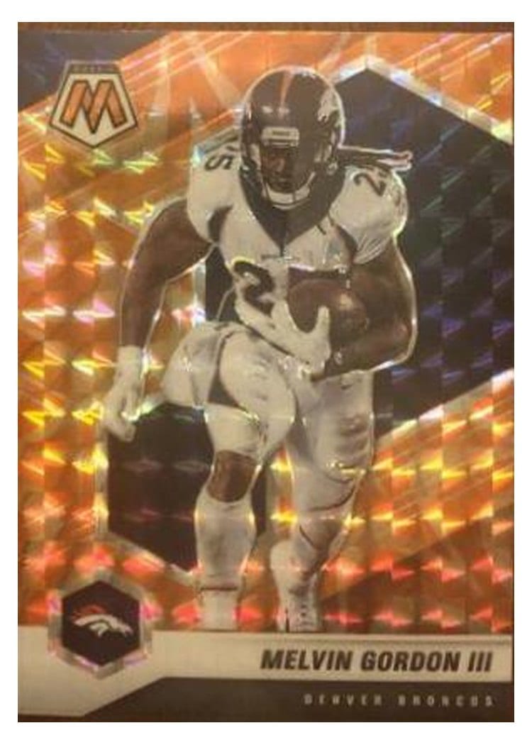 2021 Panini Mosaic Base Set Melvin Gordon III #69 card