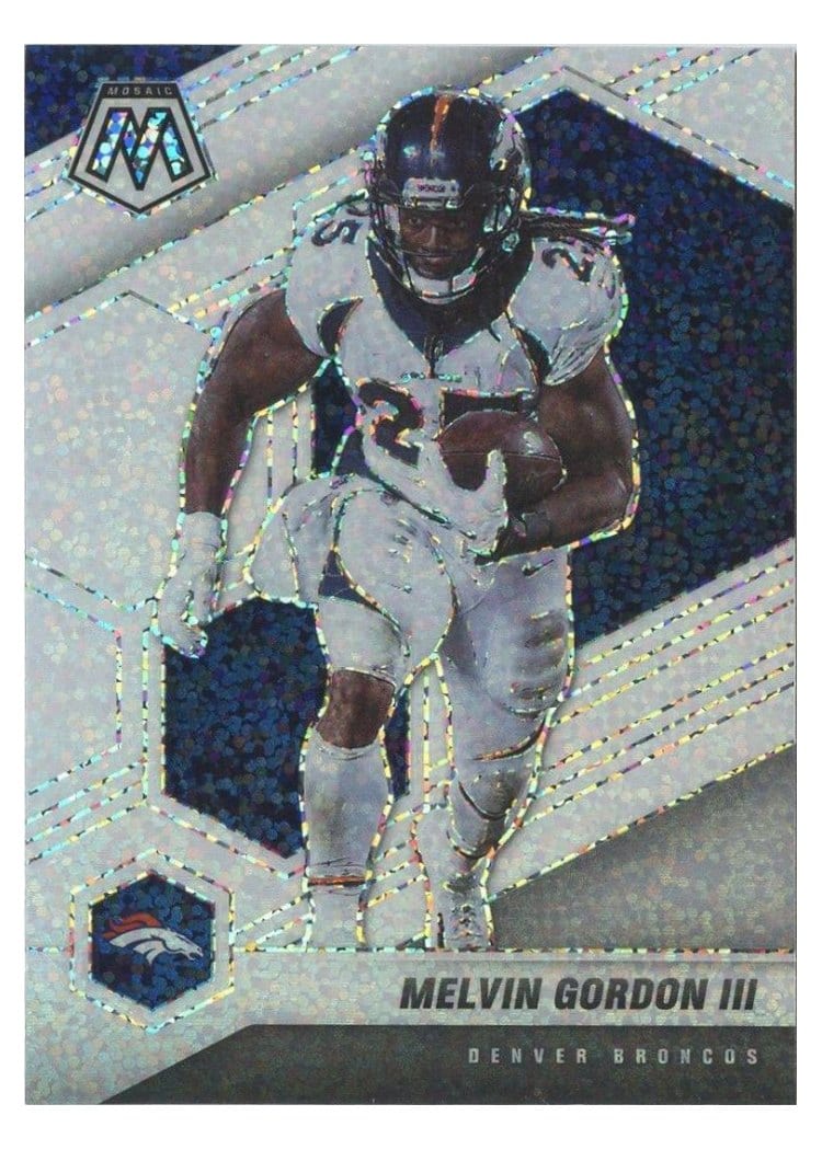 2021 Panini Mosaic Base Set Melvin Gordon III #69 card