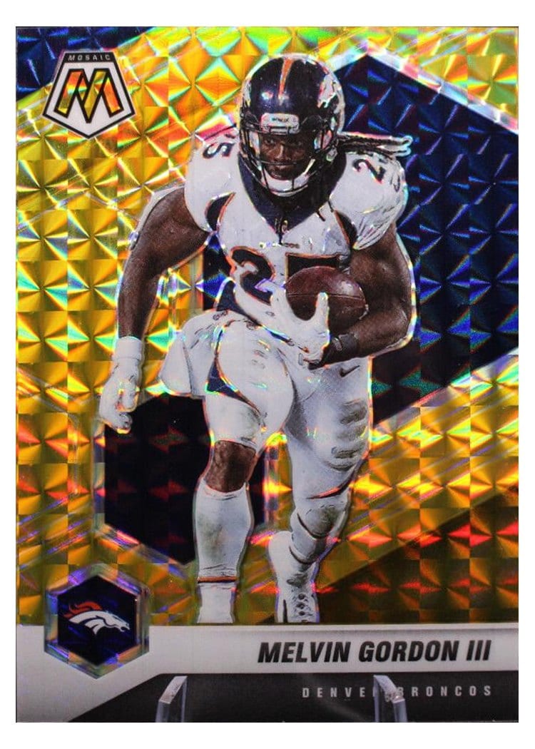 2021 Panini Mosaic Base Set Melvin Gordon III #69 card