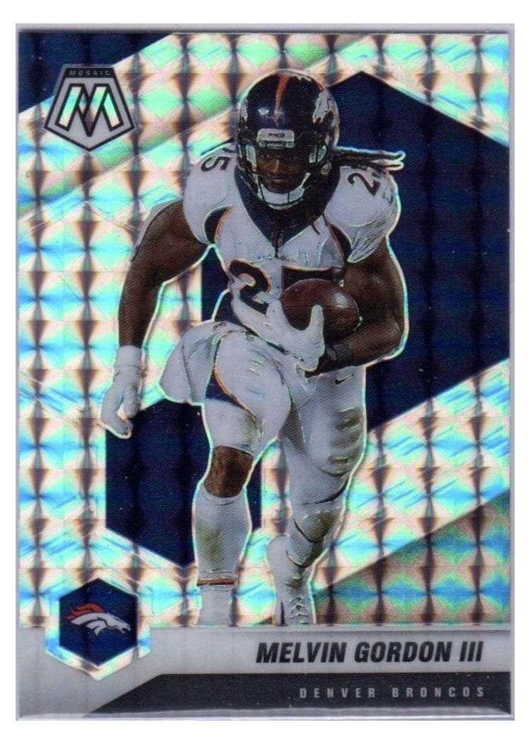 2021 Panini Mosaic Base Set Melvin Gordon III #69 card