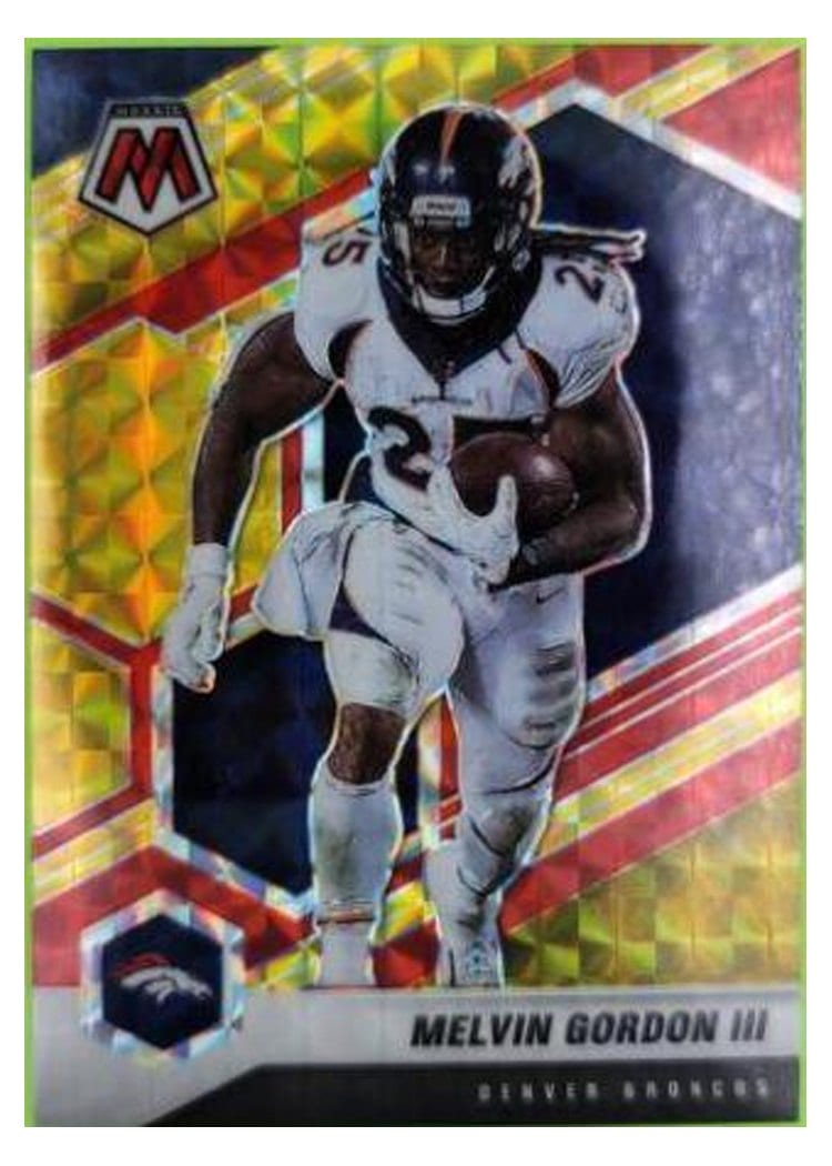 2021 Panini Mosaic Base Set Melvin Gordon III #69 card