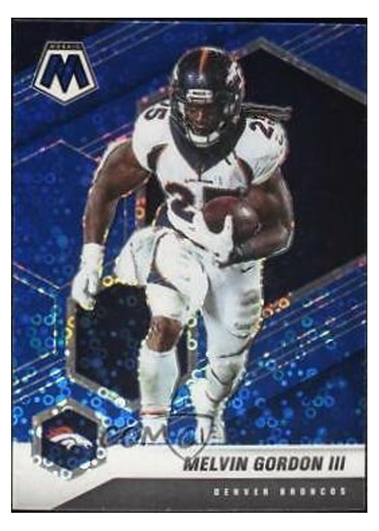 2021 Panini Mosaic Base Set Melvin Gordon III #69 card
