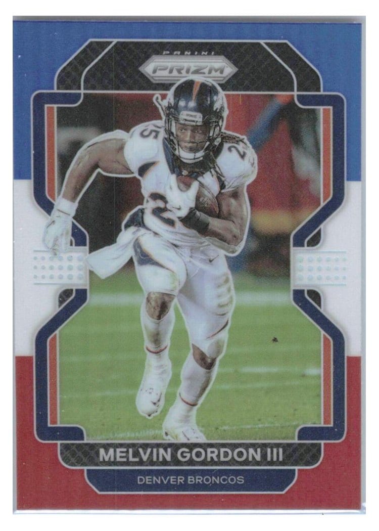 2021 Panini Prizm Base Set Melvin Gordon III #202 card