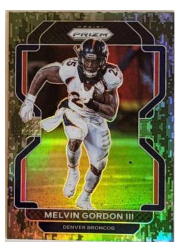 2021 Panini Prizm Base Set Melvin Gordon III #202 card