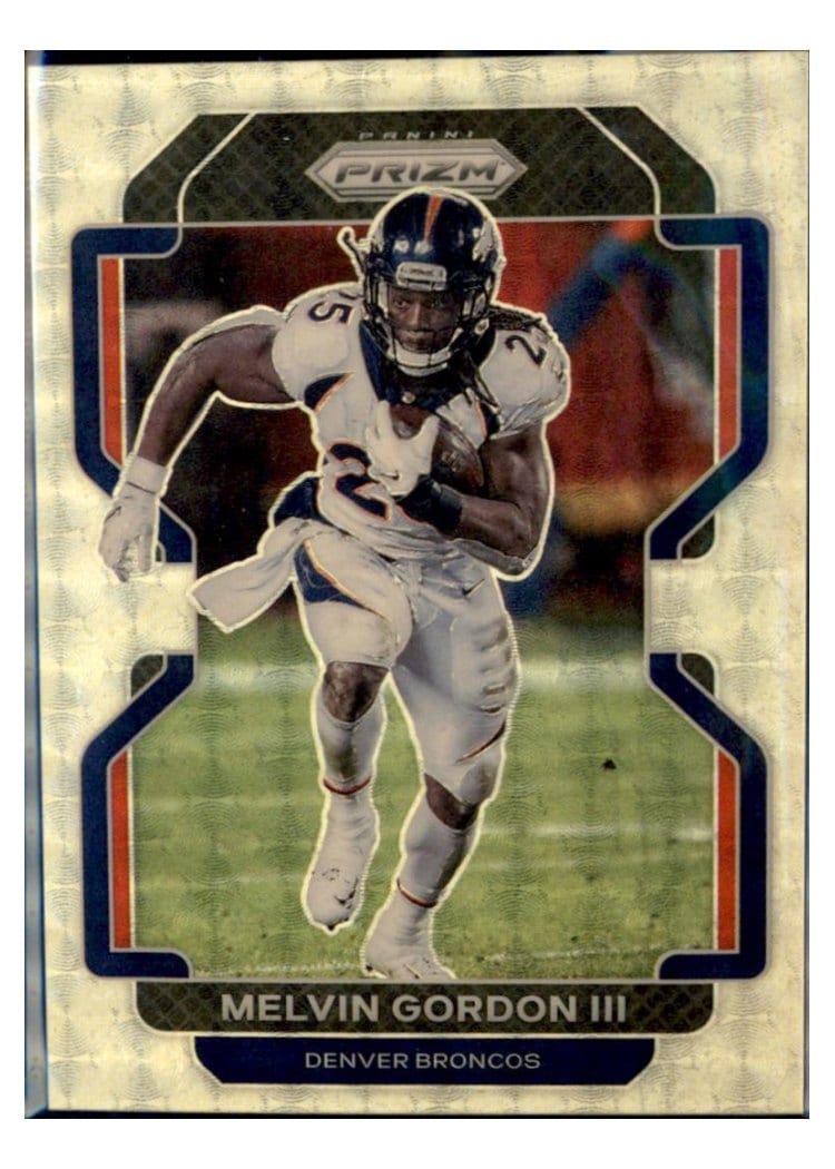 2021 Panini Prizm Base Set Melvin Gordon III #202 card