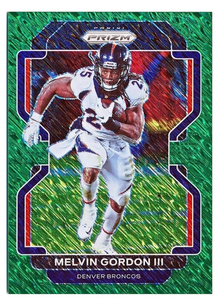 2021 Panini Prizm Base Set Melvin Gordon III #202 card
