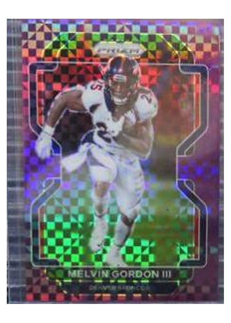 2021 Panini Prizm Base Set Melvin Gordon III #202 card