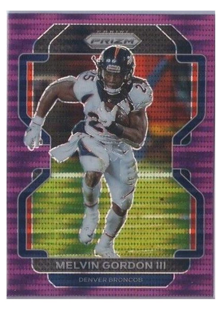 2021 Panini Prizm Base Set Melvin Gordon III #202 card