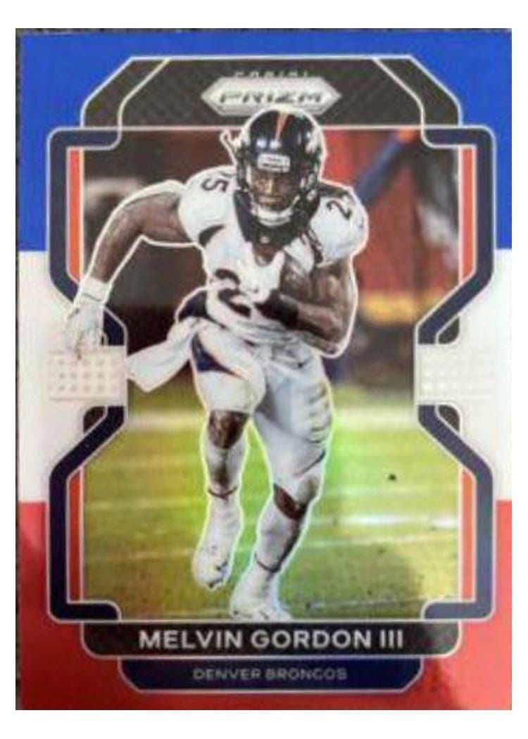 2021 Panini Prizm Base Set Melvin Gordon III #202 card