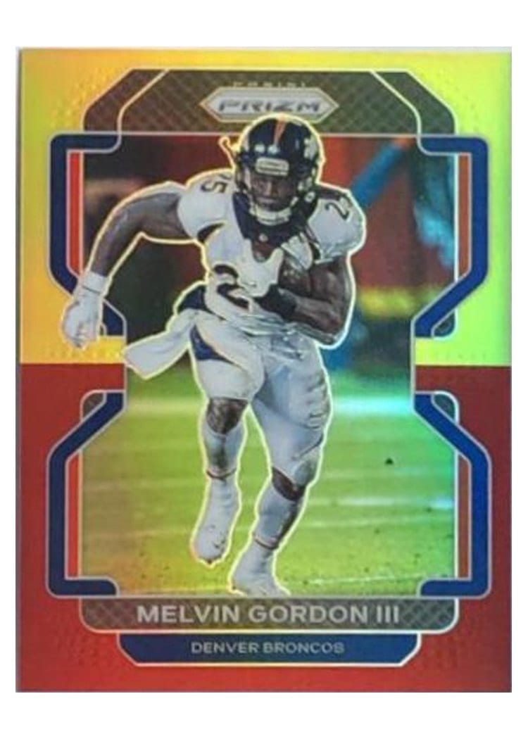 2021 Panini Prizm Base Set Melvin Gordon III #202 card