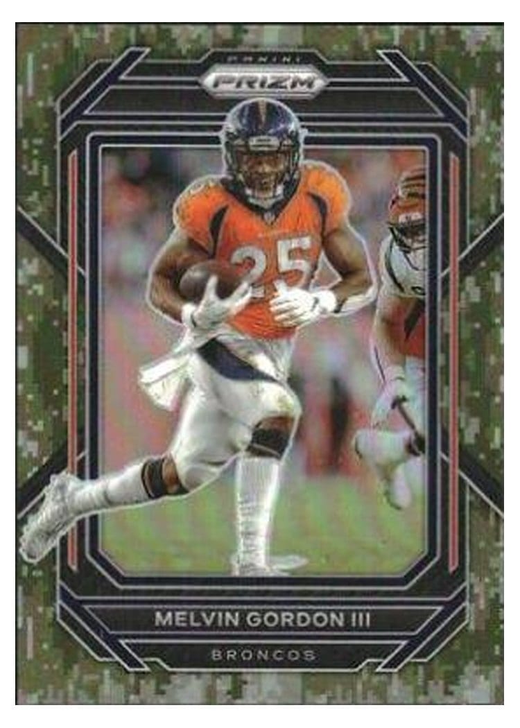 2022 Panini Prizm Base Set Melvin Gordon III #88 card