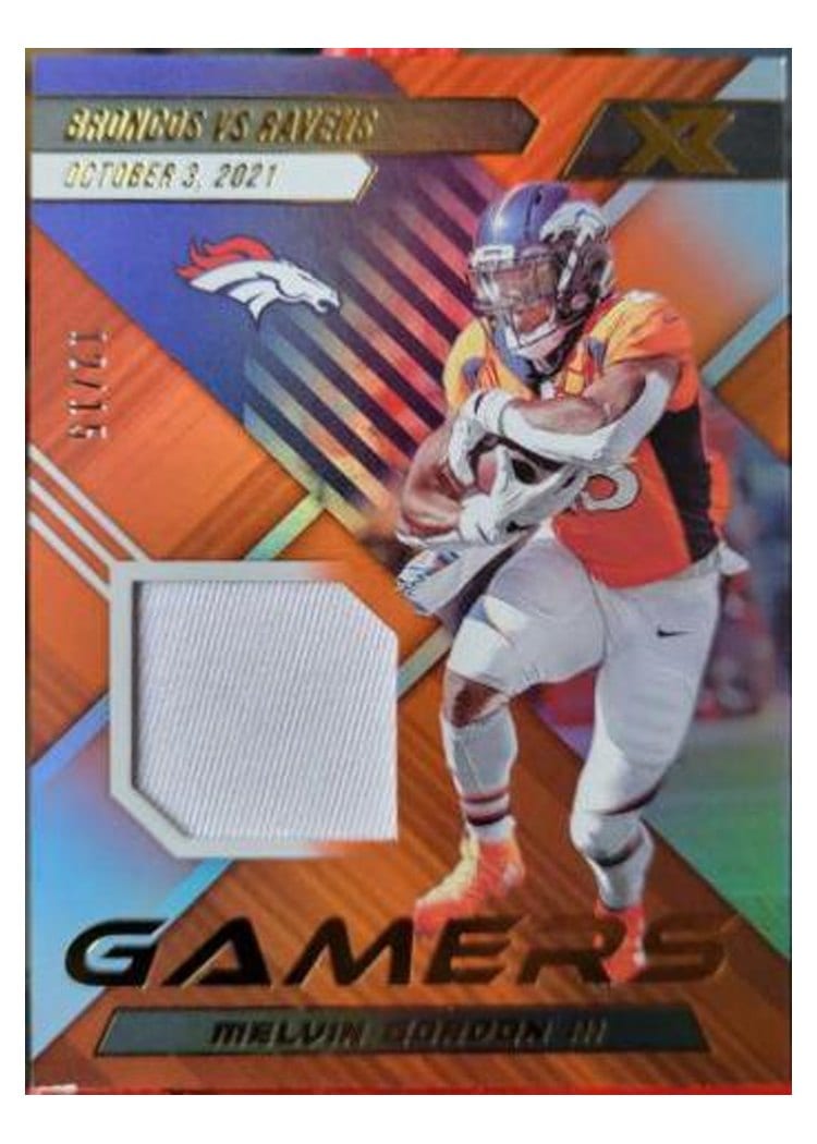 2022 Panini XR GAMERS Melvin Gordon III #GM-MEG card