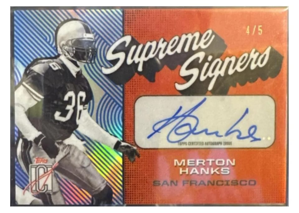 2024 Topps Signature Class Supreme Signers Merton Hanks #SS-MH card