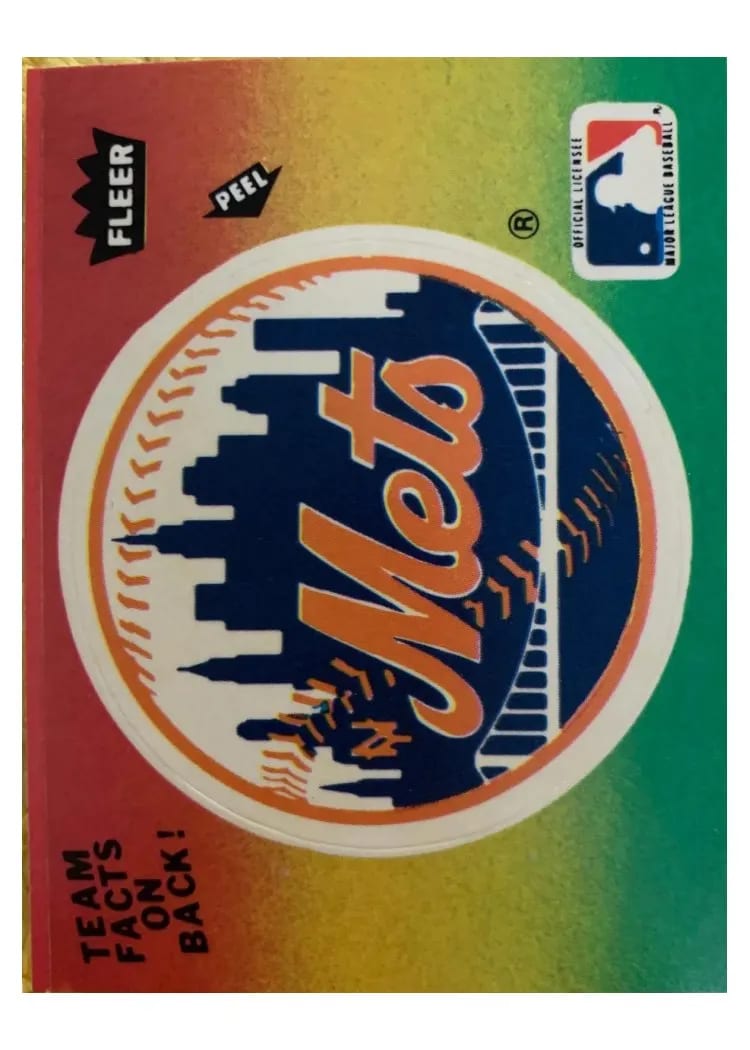 1985 Fleer Mets card