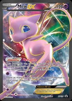 2013 XY Black Star Promos Mew-EX #XY126 card