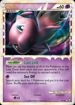 2010 HS—Triumphant Mew #97 card