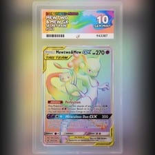 2019 Unified Minds Mewtwo & Mew-GX #242 card