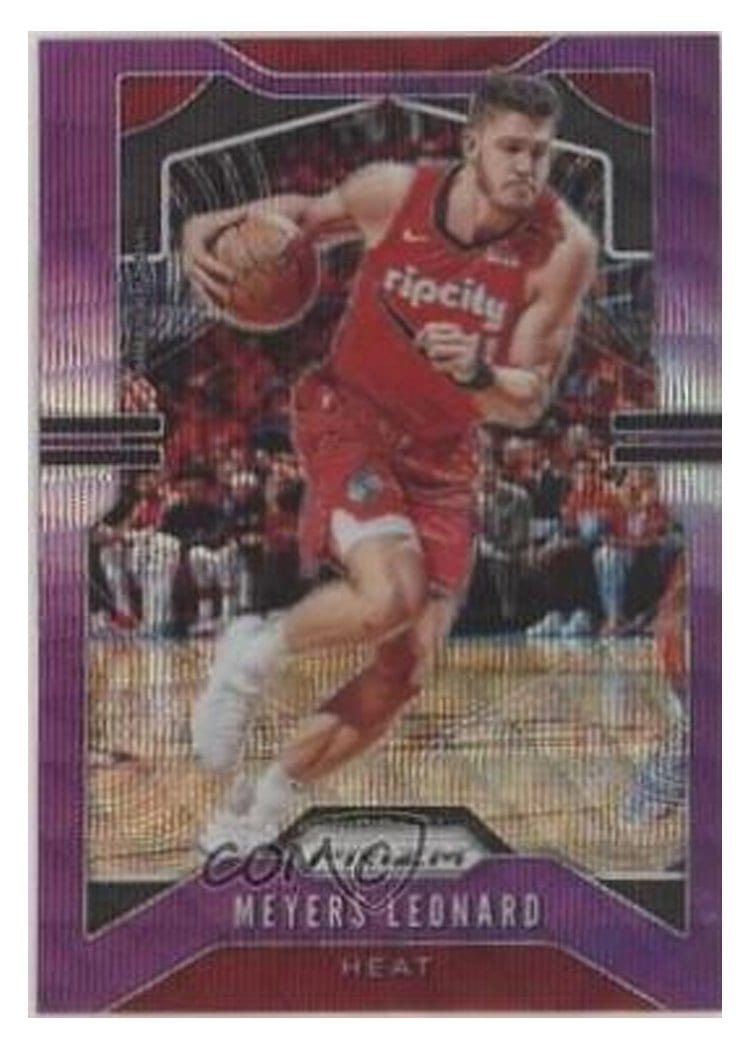 2019-20 Panini Prizm Base Set Meyers Leonard #117 card