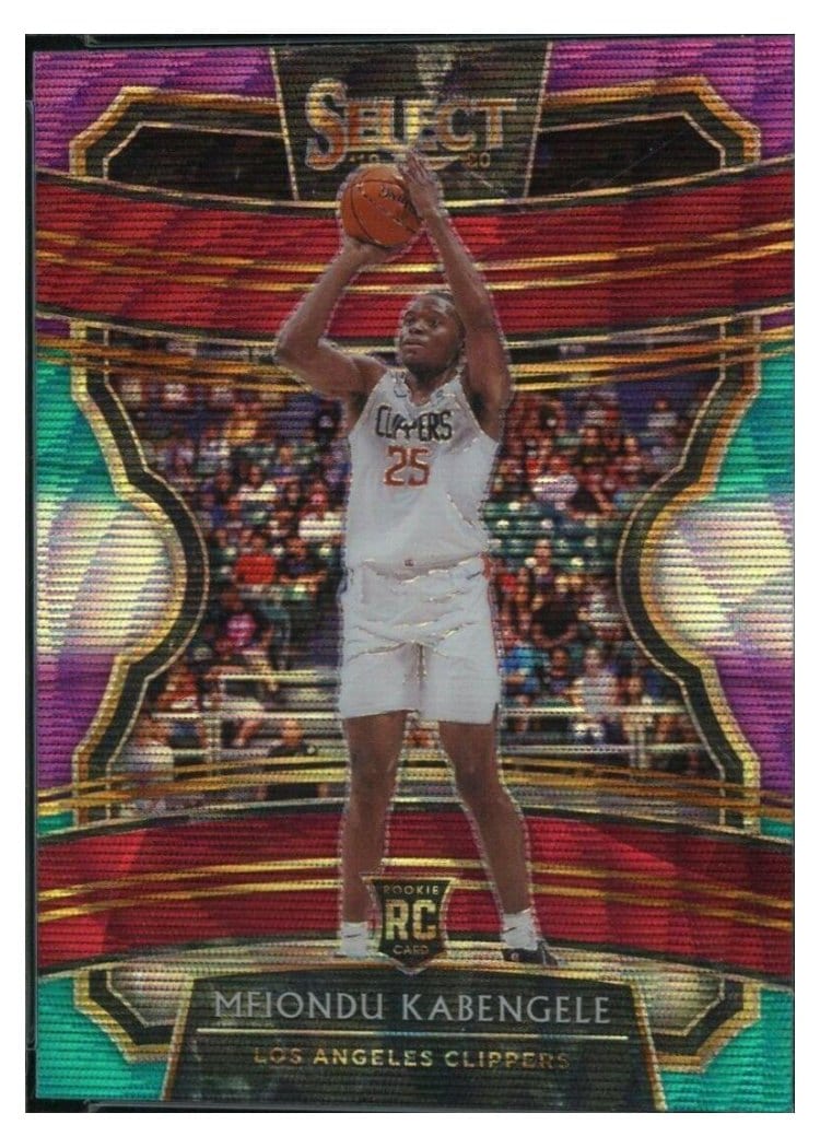 2019-20 Panini Select Base Set Mfiondu Kabengele Tri Color Prizm #19 card