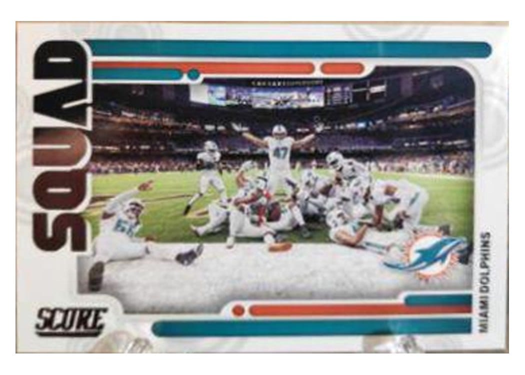 2022 Score Squad Miami Dolphins #S8 card