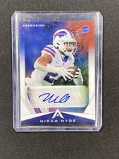 2021 Panini Chronicles Ascension Autographs Micah Hyde #ASC-MHY card