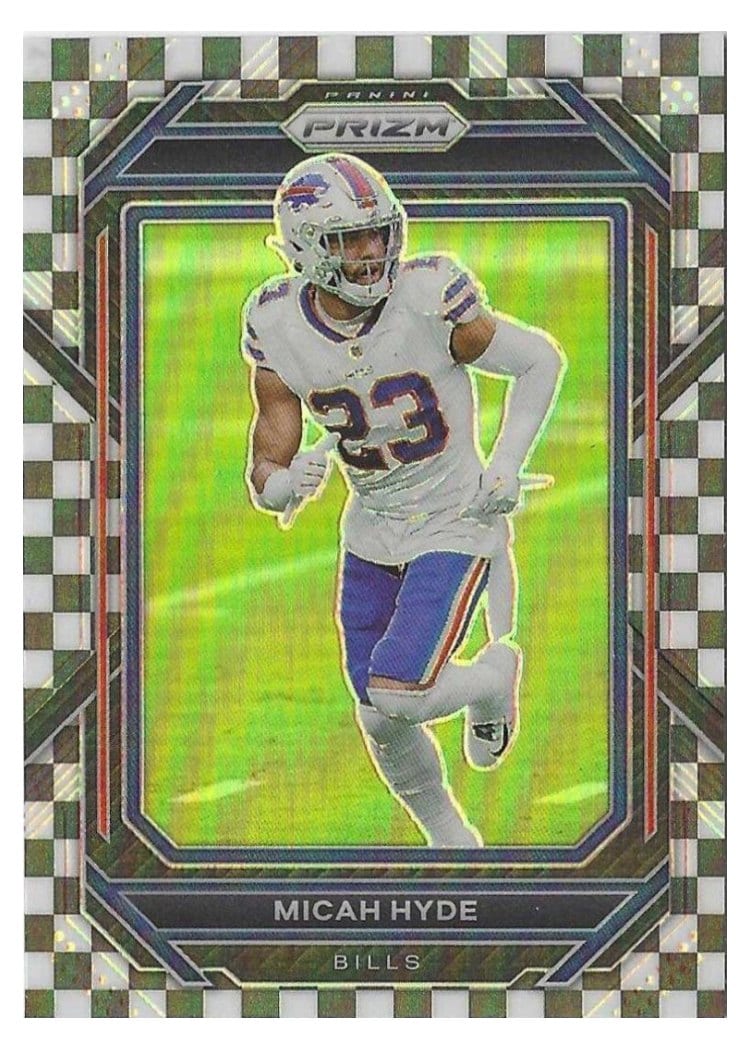 2022 Panini Prizm Base Set Micah Hyde #36 card