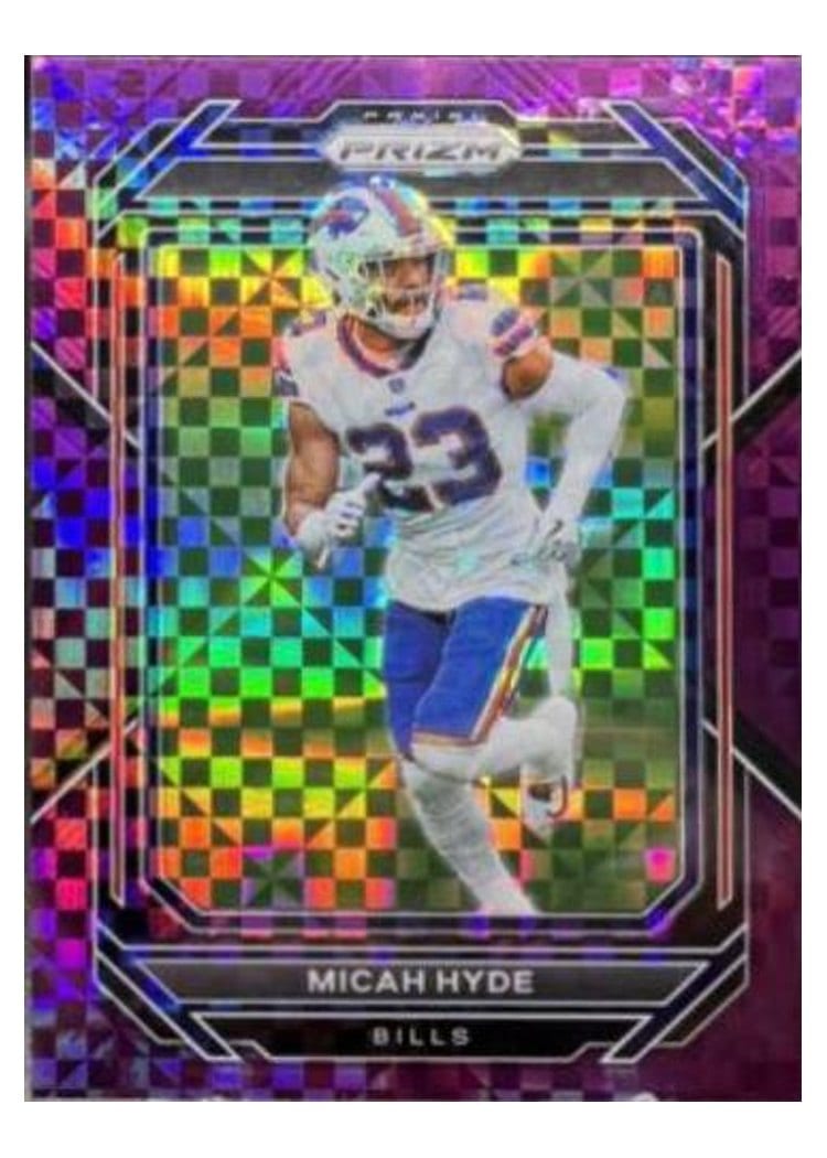 2022 Panini Prizm Base Set Micah Hyde #36 card