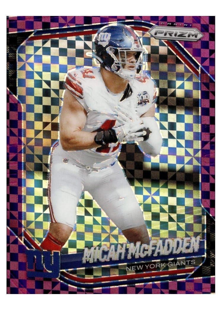 2025 Panini Prizm Base Set Micah McFadden #95 card