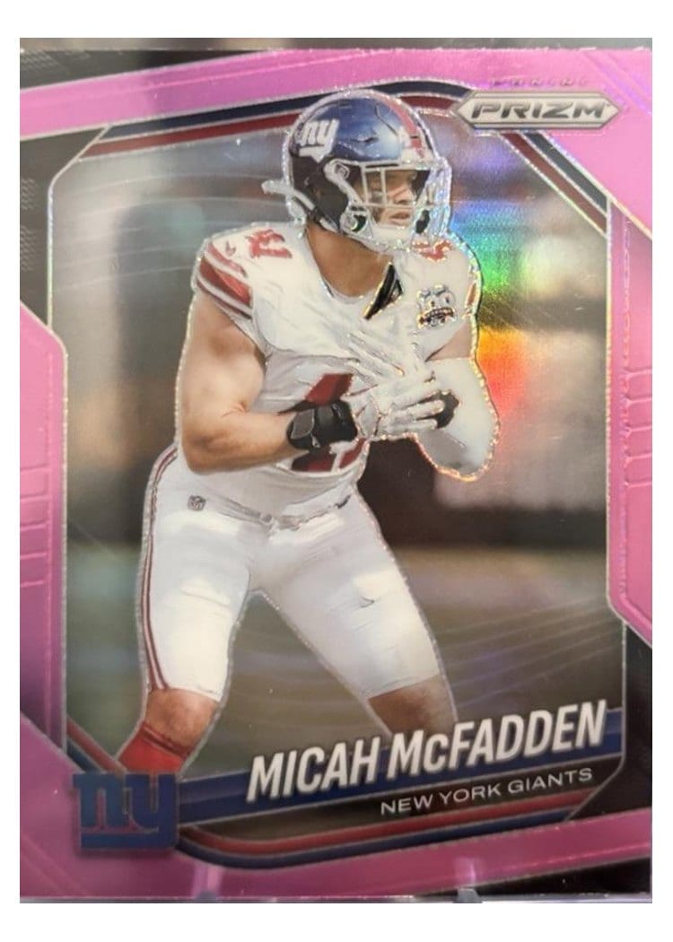 2025 Panini Prizm Base Set Micah McFadden #95 card