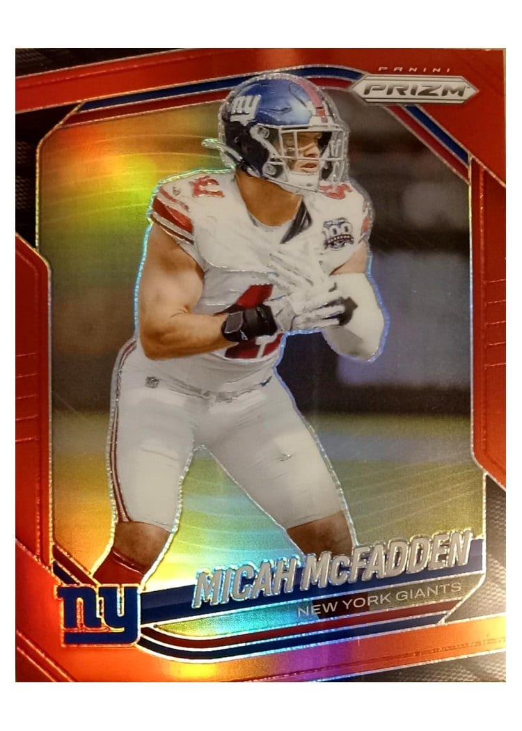 2025 Panini Prizm Base Set Micah McFadden #95 card