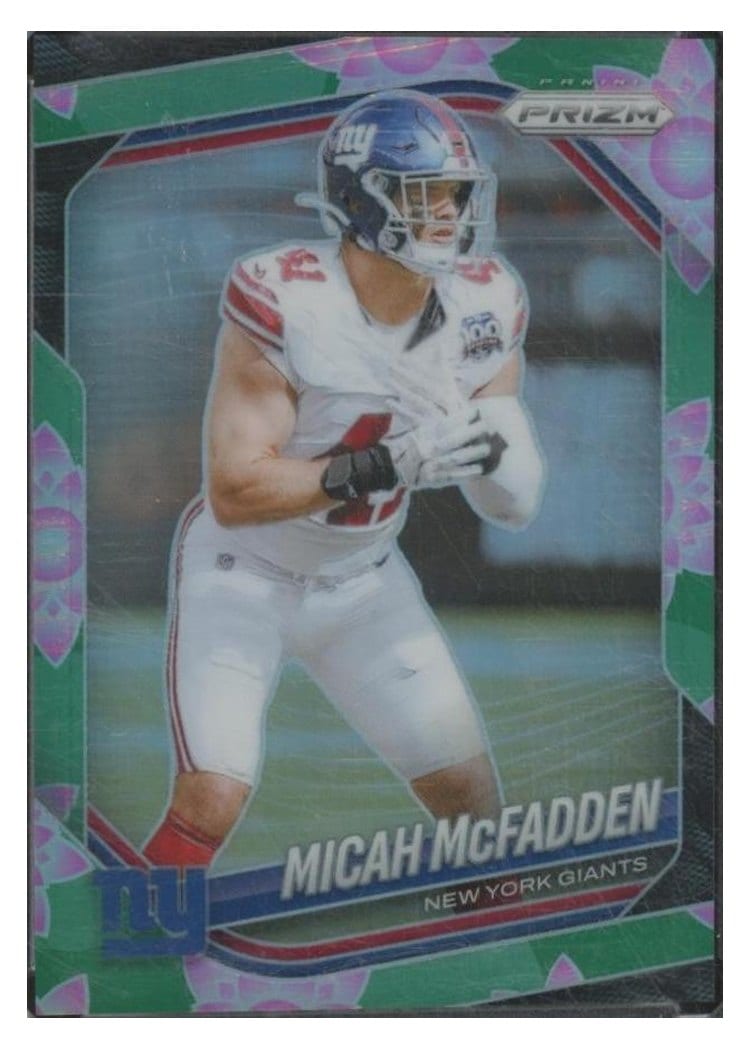 2025 Panini Prizm Base Set Micah McFadden #95 card