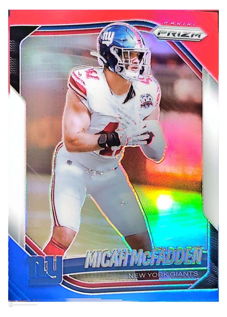 2025 Panini Prizm Base Set Micah McFadden #95 card