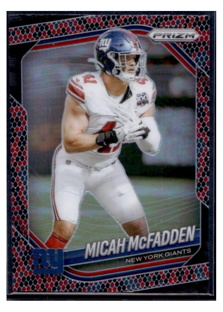 2025 Panini Prizm Base Set Micah McFadden #95 card