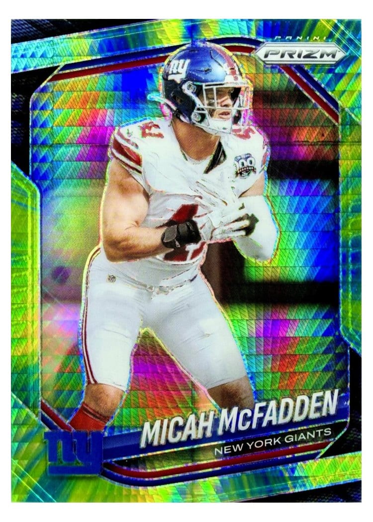 2025 Panini Prizm Base Set Micah McFadden #95 card
