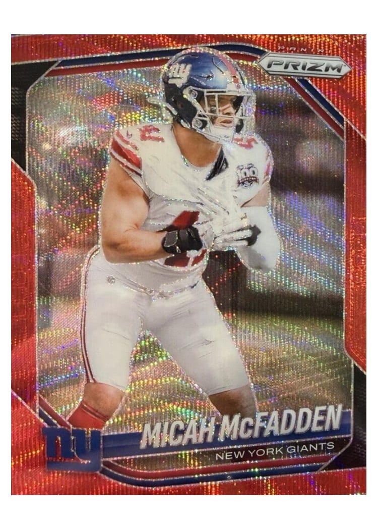 2025 Panini Prizm Base Set Micah McFadden #95 card