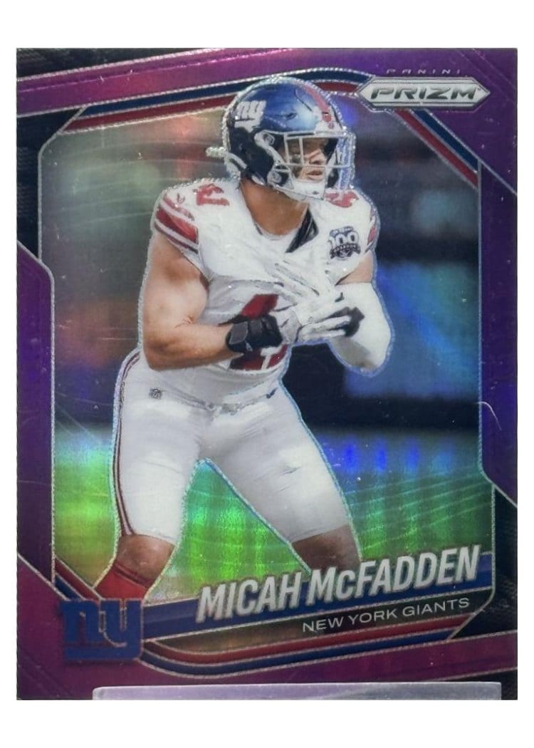 2025 Panini Prizm Base Set Micah McFadden #95 card
