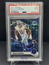 2021 Panini Mosaic Micah Parsons #362 card