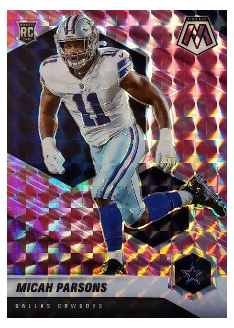 2021 Panini Mosaic Base Set Micah Parsons #362 card
