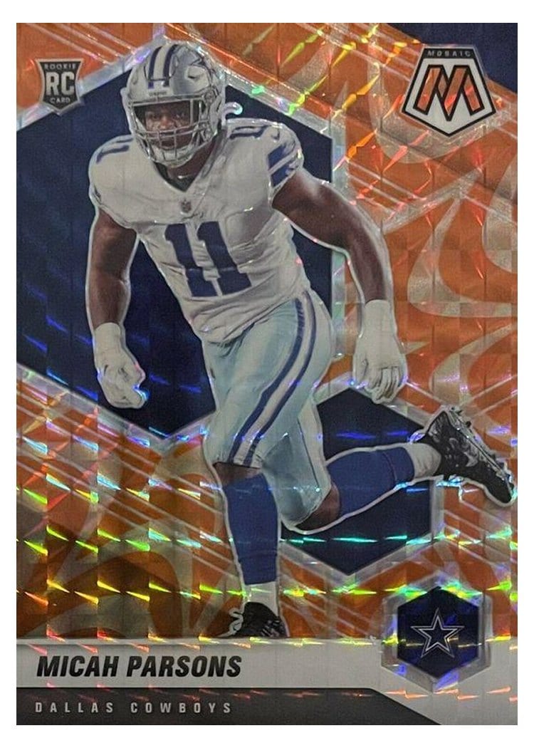 2021 Panini Mosaic Base Set Micah Parsons #362 card
