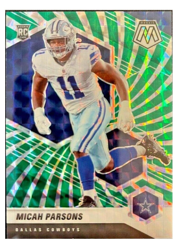 2021 Panini Mosaic Base Set Micah Parsons #362 card