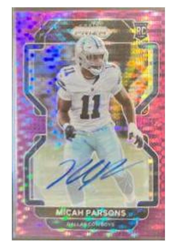 2021 Panini Prizm Micah Parsons #382 card
