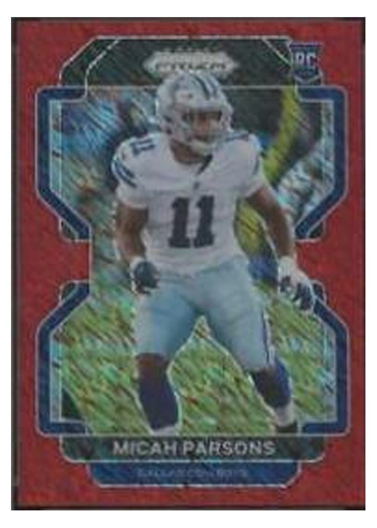 2021 Panini Prizm Micah Parsons #382 card